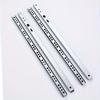 17mm Wide Silent Drawer Slides with Damping Steel Balls Polished Stainless Steel, Industrial Hardware