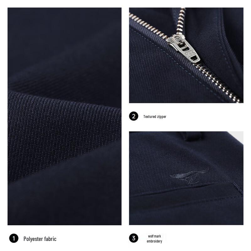 SEPTWOLVES Men's Wool Blend Straight Fit Casual Pants