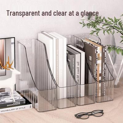 Klarer Buchständer & Büro-Aktenorganizer