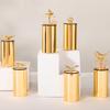 European-style Gold-plated Pressed Toothpick Box Animal Accessories Stainless Steel Toothpick Tube Home Cotton Swab Dispenser