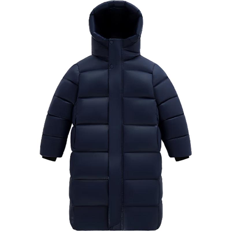 YEEHOO Kids  Unisex Thick Long Goose Down Hooded Jacket 165