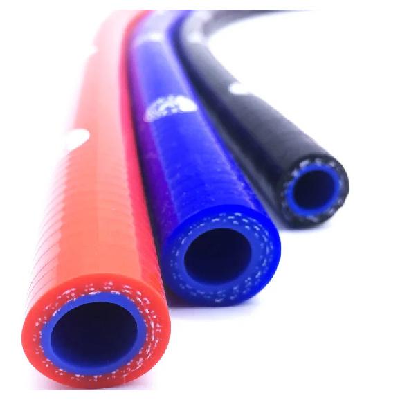 Silicone Tubing Hose Radiator Intercooler Silicone Pipeline Universal Braided Tube 3 Layer 1M 6.5-25mm Blue