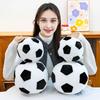 Baizihuahu Soccer Plush Toy, Football Shaped Stuffed Animal, Soft Hug Pillow for Sports Fans, Game Day Gift Kids Boys Girls