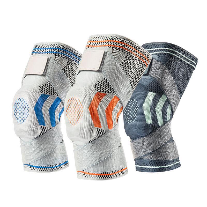 Junyi Double Strap Breathable Silicone Knee Brace