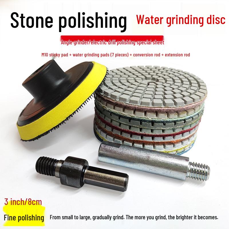 Diamond Head Polishing Pad for Drills: Marble, Quartz, and Stone Grinding