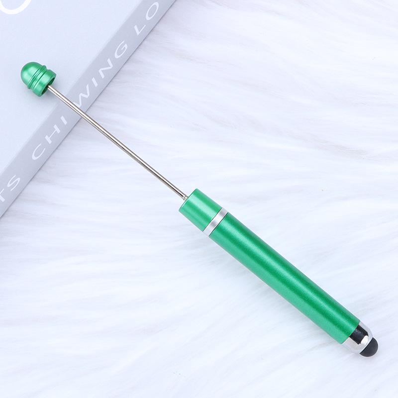 Multi-functional Touch Screen Beading Ballpoint Pen with Extended Rod for DIY Cute Bead Design