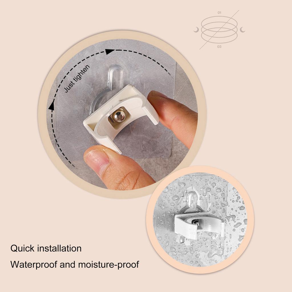 10 Stück Wandmontierte Rohrschellen Korrosionsbeständige Ausführungen Rohrschellen Rohrklemmen Rohrhalter Rohrhalterungen für einfache Installation