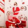 Valentine's Day Hedgehog Heart Balloon Bedroom Living Room Entrance Hall Home Background Beautification Wall Stickers