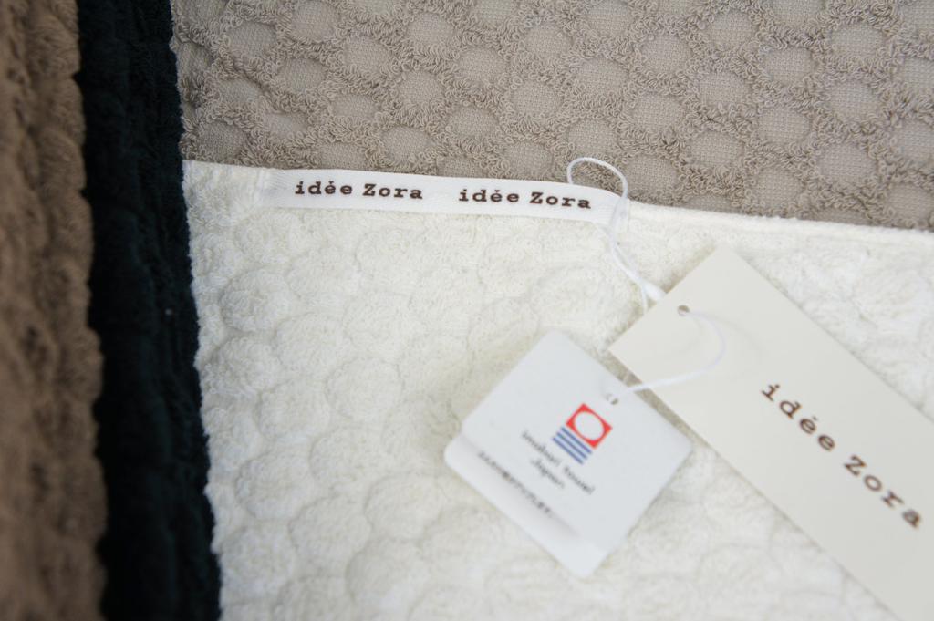 Imabari Towel Wash Towel Ideazora Dot Brown
