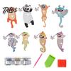 Halloween Party Favors And Crafts Faux Diamond Art Bookmark Kit, Book Marker DIY Handmade Materials Animal Bird Page Crafting Kit for Adults,