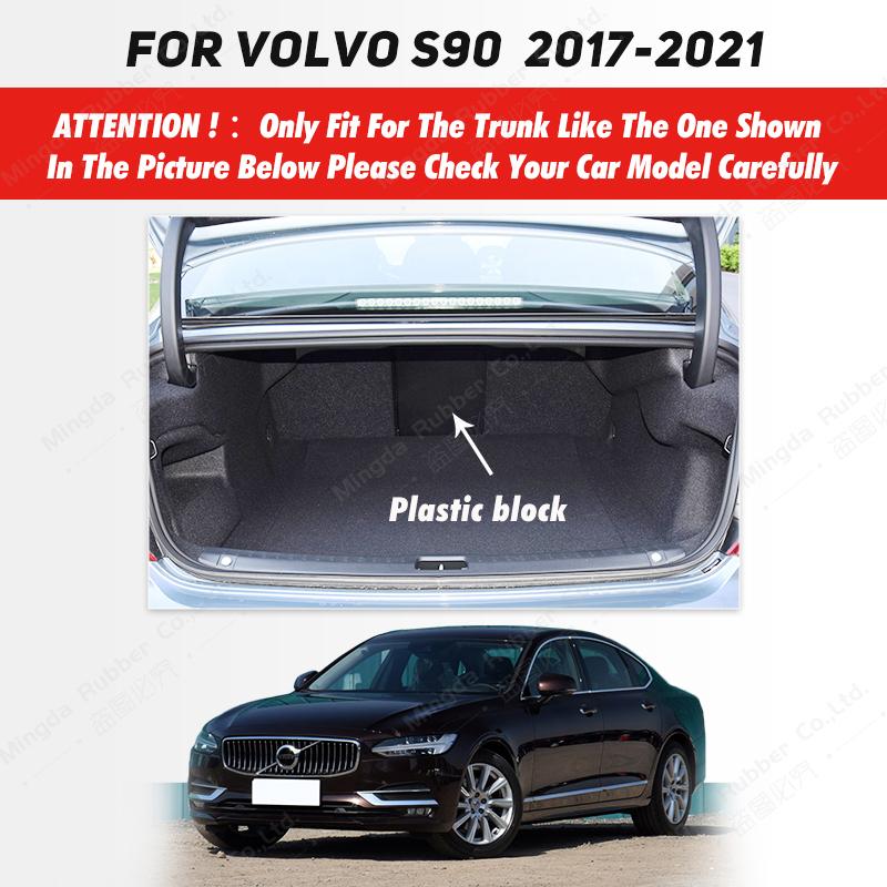 Car Trunk Mat For Volvo S90 2017 2018    Custom Car Accessories Auto Interior