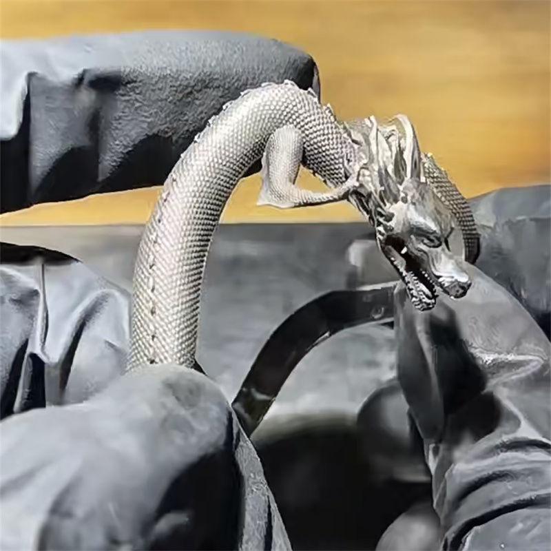 Bracelet Retro Personality Niche Domineering High Sense Zodiac Dragon Opening Adjustable Bracelet