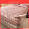 Polyester Bed Cover With Solid Color Design For Bed Protects Mattress And Prevents Dust
