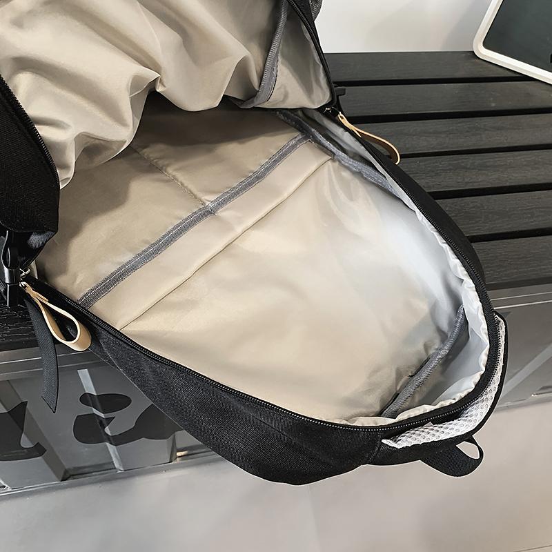 Junior High School Student Schoolbag Girl's Large Capacity Backpack Men's Letter Backpack