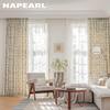 1PC NAPEARL 70-80% zaciemniające romantyczne francuskie róże nadrukowane marszczone wygodne zasłony do sypialni salonu wystrój domu