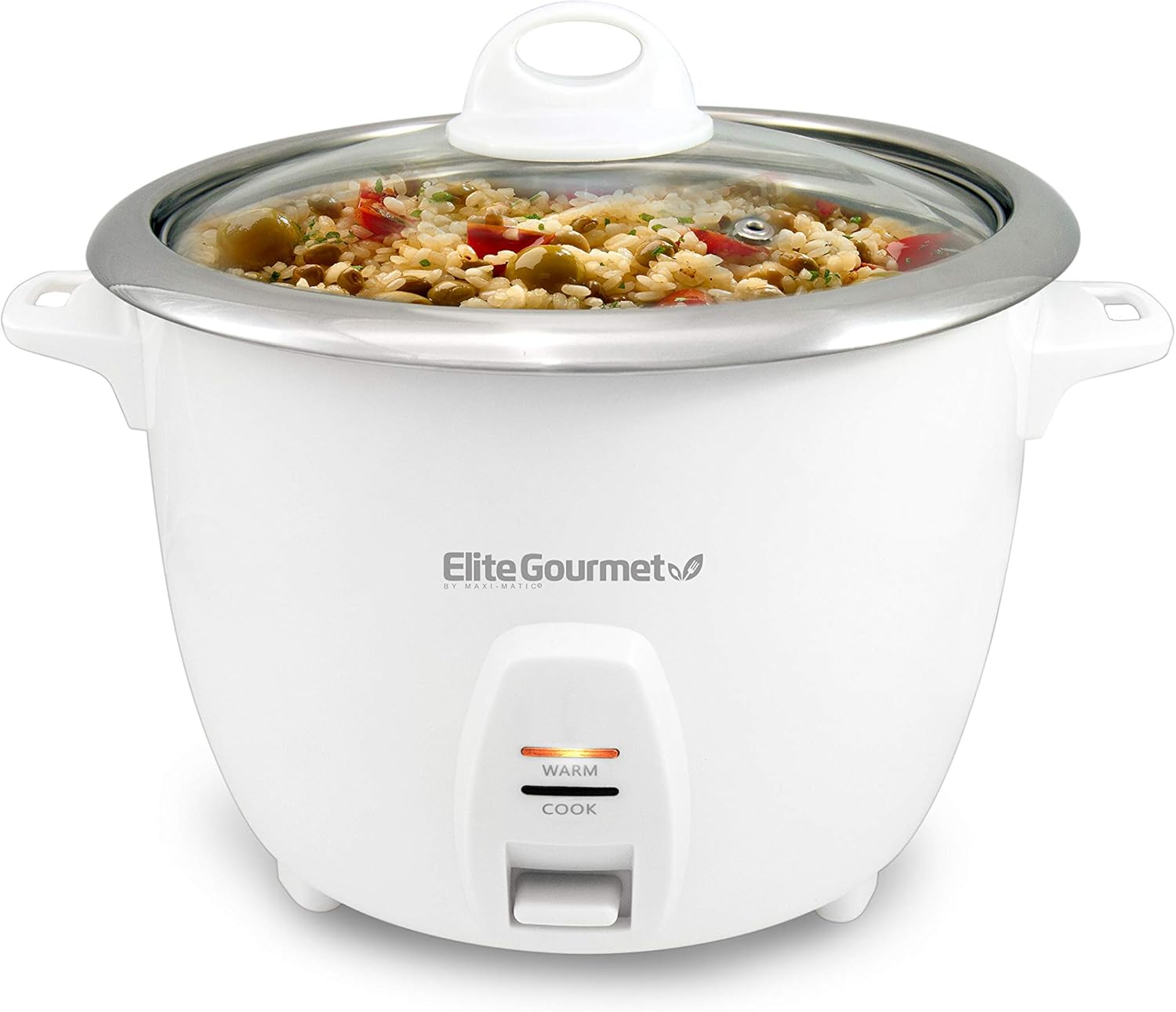 

Electric Rice Cooker with Stainless Steel Inner Pot Makes Soups, Stews, Grains, Cereals, Keep Warm United States