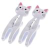 FmtwPhn Cat Clothespins, Clothes Clips, Cat-Shaped Towel Clips | Non-Slip, No-Stain Clothes Hanger Clothespins for Drying Clothes