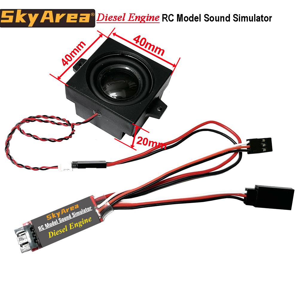 RC Dīzeļdzinēja Skaņas Modulis Simulācija 2W
