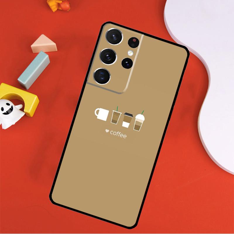 Frist Coffee Phone Case For Samsung Galaxy S25 Ultra S24 Ultra S9 S10 S20 S21 S22 S23 Plus S24 FE Cover