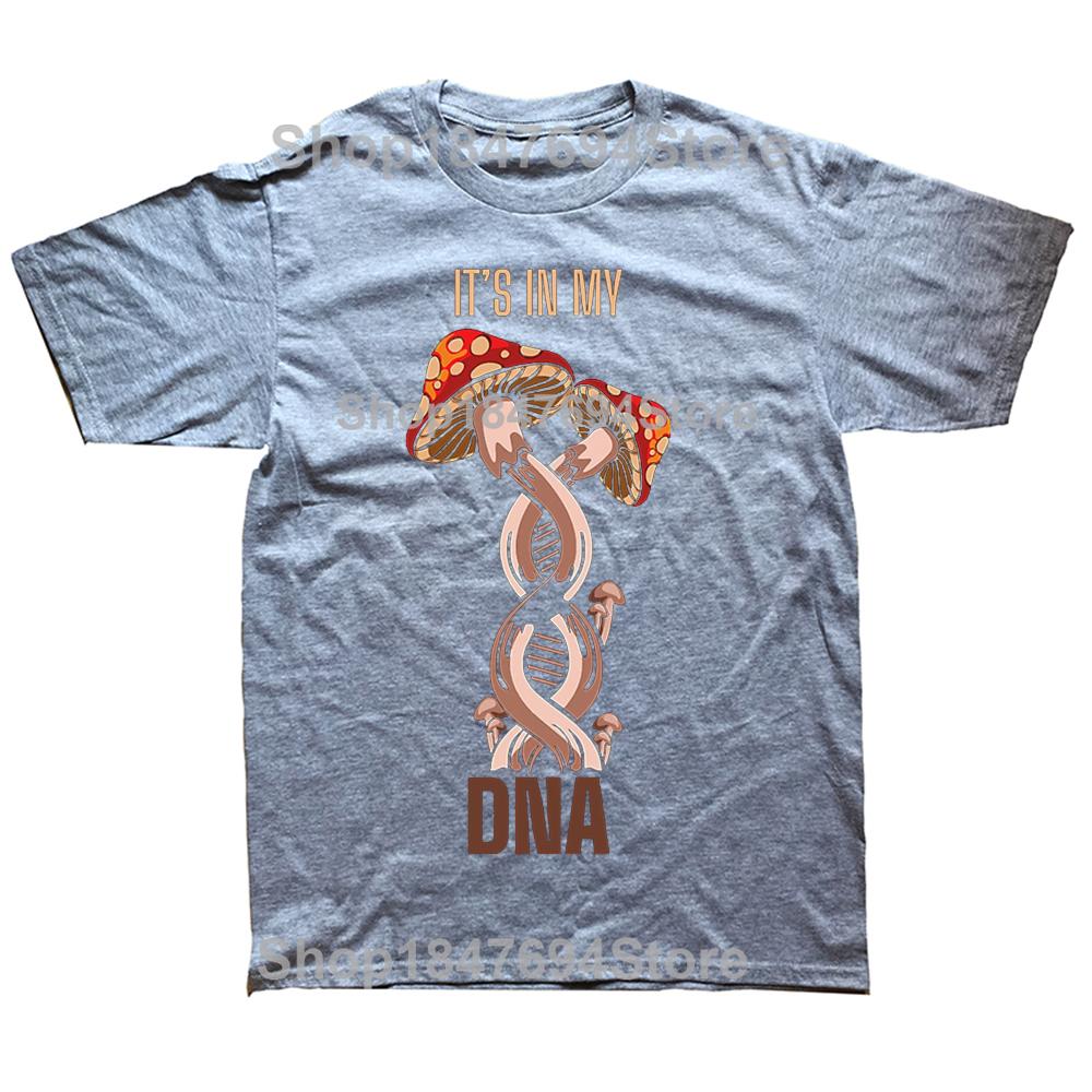 Funny Its in My Dna Mycology Morel Mushroom Tshirts Tshirt Men Womens Fashion Casual Oversized 100 Cotton T Shirt