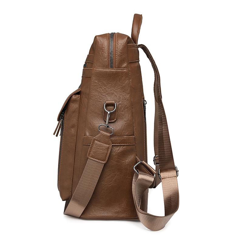 Women's Backpack Color Contrast Outdoor Travel Backpack Dual-use Shoulder Bag