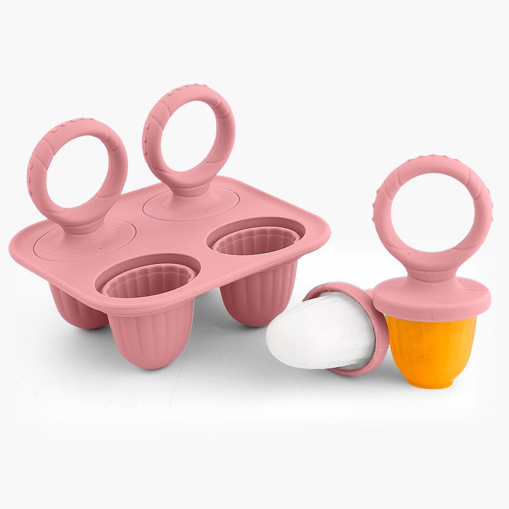Silicone Baby Teething Popsicle Mold for Homemade Ice Cream Lollies