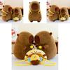 Capybara Animal Plush Toy Cushion With Bee Backpack For Kids Gift