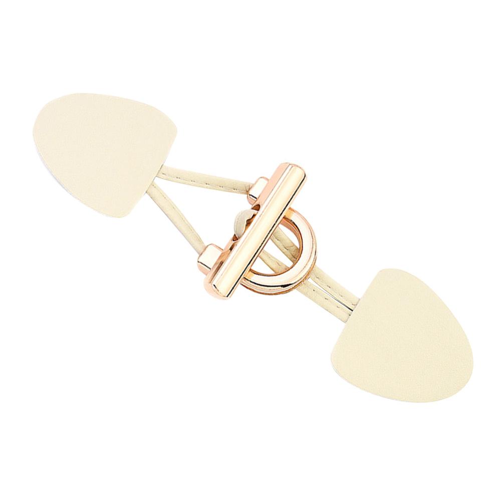 Hornstilsknappar Slitstarka Klädknappar för Kappa Klänning Midjeband Ersättningsspännen Dekorativa