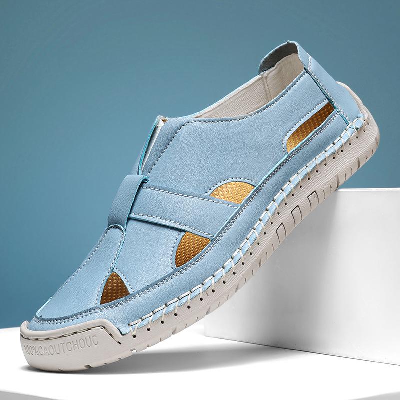 Lichte Dames Zomer Sandalen Anti-slip 2025 - Romeins Plat Geweven, Zachte Zool, Perfect voor Strand en Studenten