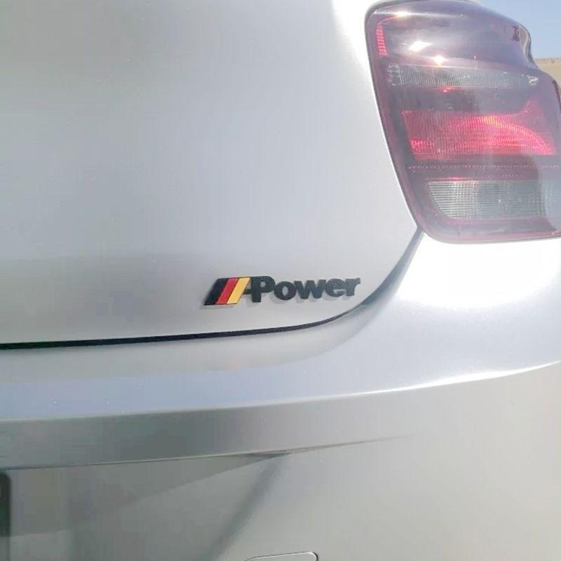 1PCS Car Shield Body Trunk Stickers 3D Metal Emblem Decal Auto Accessories For BMW M Power F20 F10 F30 F40 E92 E91 G20 G30 E30 xj2