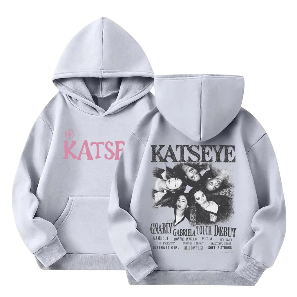 Kids Long Sleeve Letter Print Hooded Sweatshirt Pullover