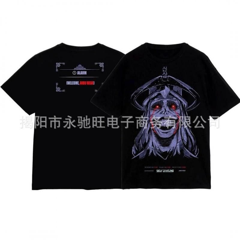 Punk Y2k Short Sleeve T-Shirt Teens Loose Fit Casual Top With Print