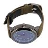 Men Analog Watch Fashion Casual PU Leather Strap Round Face Mineral Glass Easy Reading Quartz Wrist Watch for Indoor Outdoor Activities