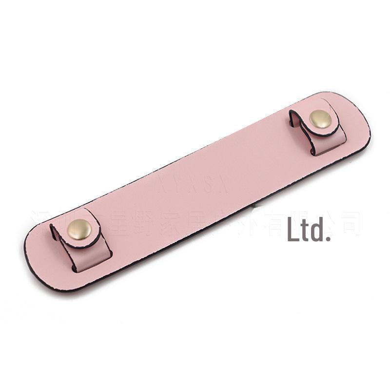 Spot PU Leather Anti-Wear Shoulder Strap with Decompression Pad and Hand Strap