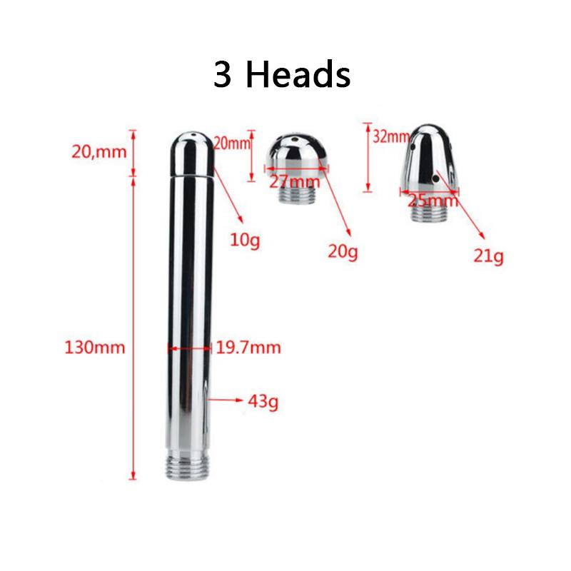 MoDi Metal Protable Enema Anal Douche for Shower Metal Anal Cleaner