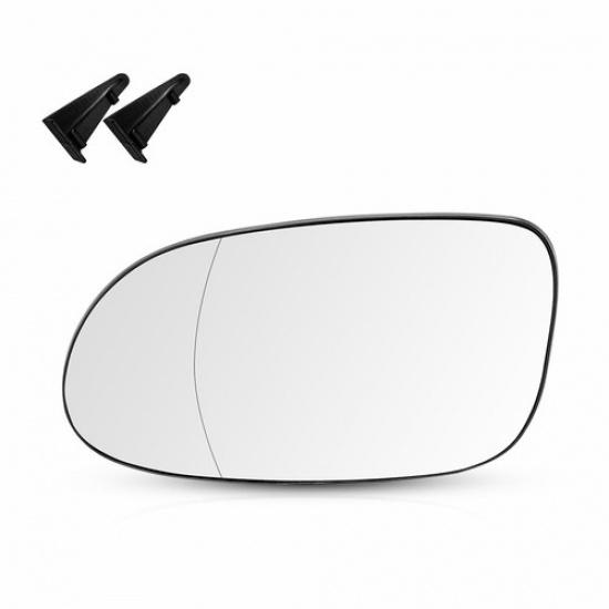 Driver Left Side View Mirror Glass Heated For 2003-05 Mercedes Benz CLK320 Base