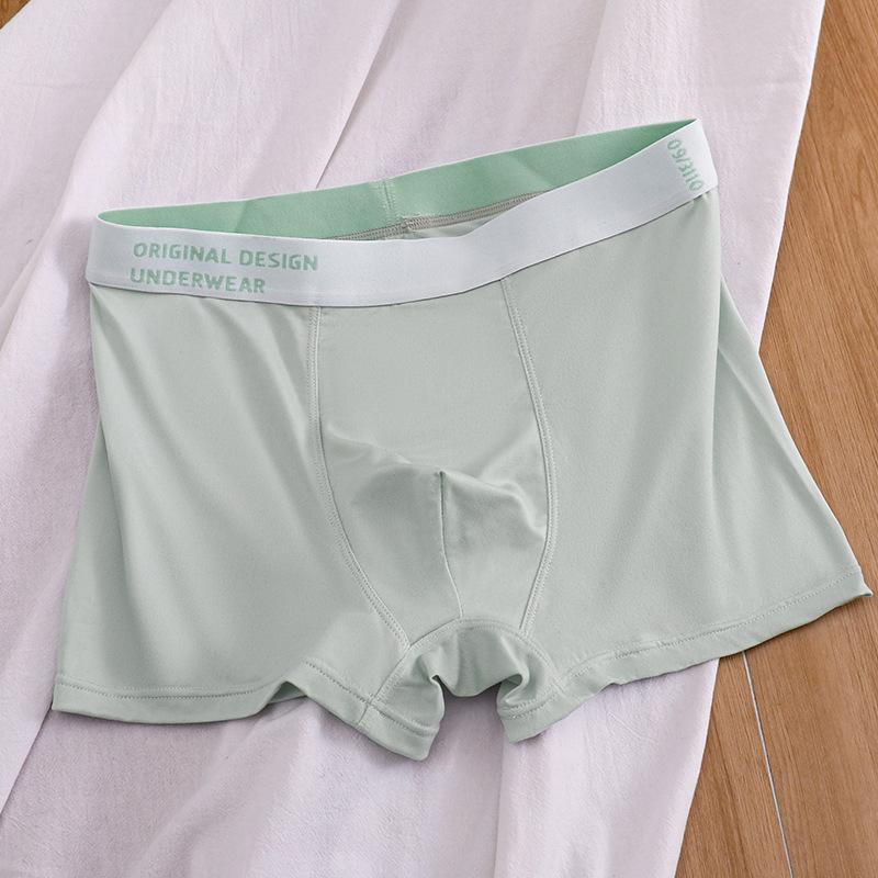 4pcs Men's Underwear Teenagers' Four Cornered Shorts Oversized Sports Flat Shorts Boxer Brief