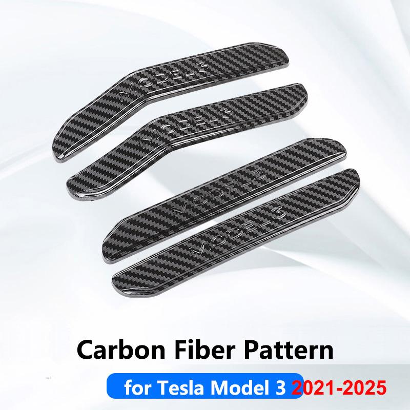 For Tesla Model Y Juniper 2025 Door Protector Strip Anti-Collision Model 3 Door Side Edge Protection Sticker Guard Accessories Interior Mirrors 6