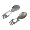Stainless Steel Unibody Construction Spork Multi-Function Spoon Fork Carabiner Bottle Opener