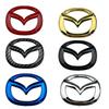 2025 Hot ABS Car Steering Wheel Emblem Cover Stickers for Mazda CX6 CX9 CX7 RX7 MX5 CX5 CX3 Protege Badge Internal Decals Decora
