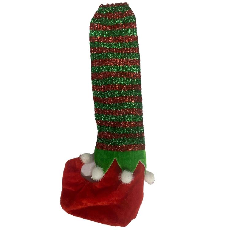 Decorative Christmas Elf Table Leg Cover Chair Foot Covers Slip Resistant