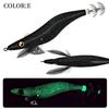 FSDZSO Luminous Squid Lure Size 3.5/3.0/2.5 with Lead Head for Fast Current and Deep Water.