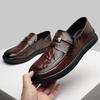 2026 Autumn New Designer Loafers for Men Solid Color Men's Fashion Shoes High Quality Soft Leather Casual Shoes Man