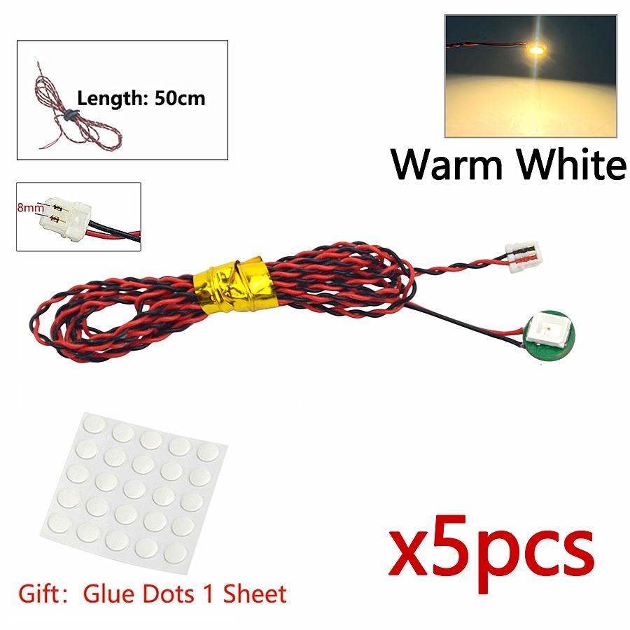 DIY 0.8mm Pin 1x1 1x2 1x4 Length 50cm SMD LED 2835 Remote Control Building Block Flash Lamp City Street Light Bricks