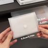 2pcs Transparent Lid Frosted Desktop Storage Boxes Cards Horizontal or Vertical Orientation Card Storage Desk Organizer