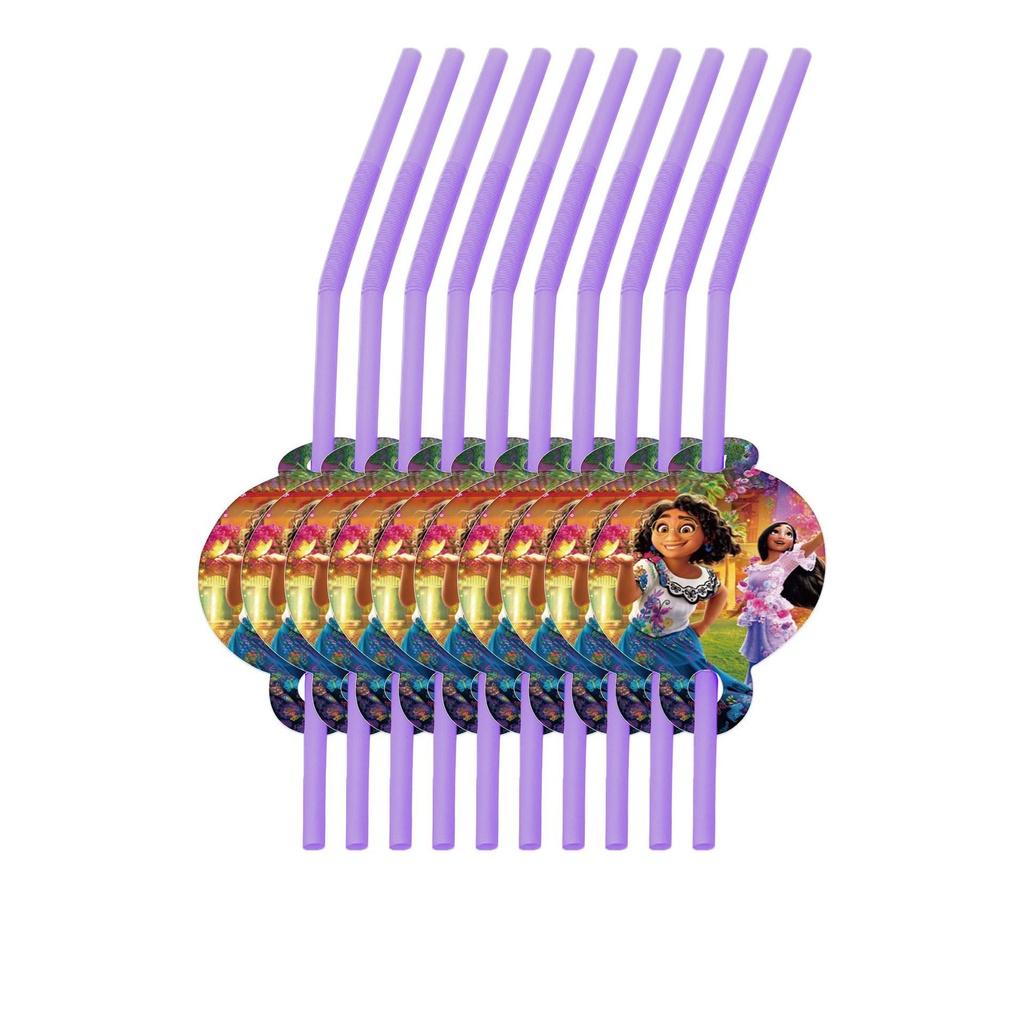 Vibrant Encanto Birthday Party Decorations Set With Backdrop Banner And Cupcake Toppers