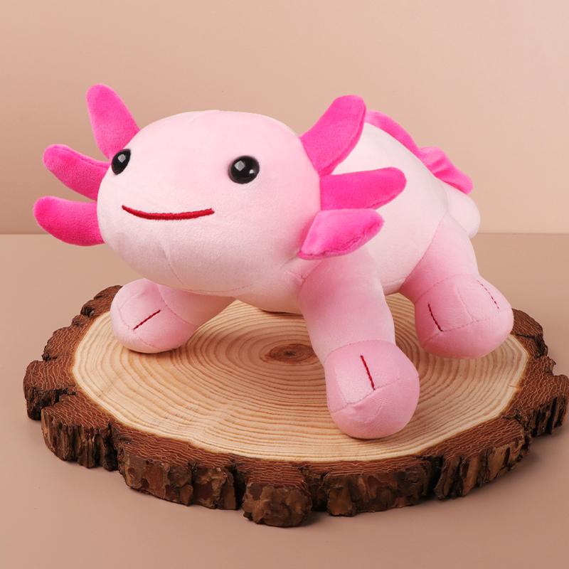 22cm Kawaii Axolotl Plush Plaything Soft Adorable Axolotl Stuffed Animal Plushies Pillow Doll for Kids Birthdays Christmas Gift