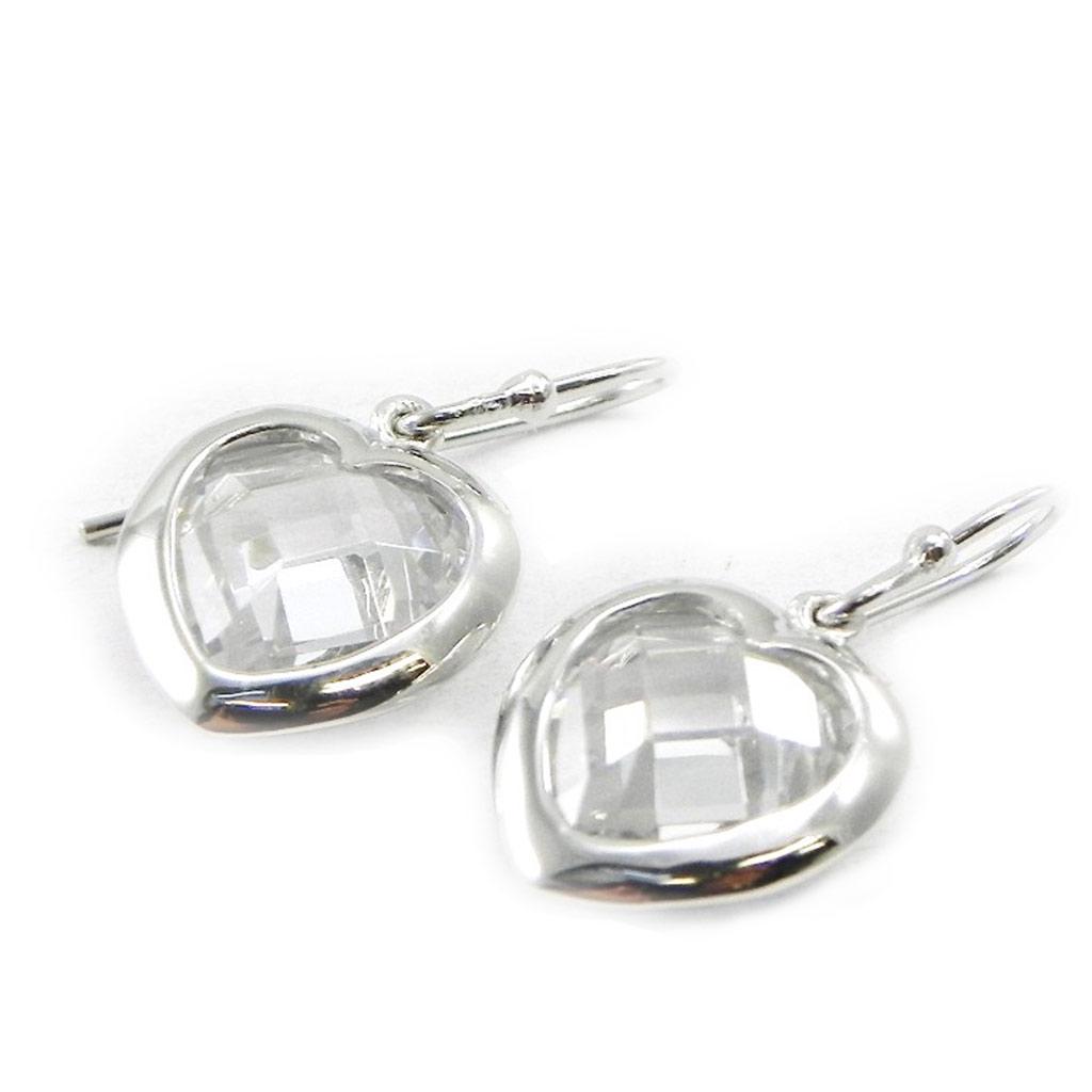 Les Trésors De Lily [F6238] - Boucles Argent 'Linda' Blanc