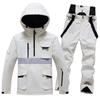 Winter Ski Suit Set: Unisex Windproof & Waterproof Snowboard Outfit for Couples