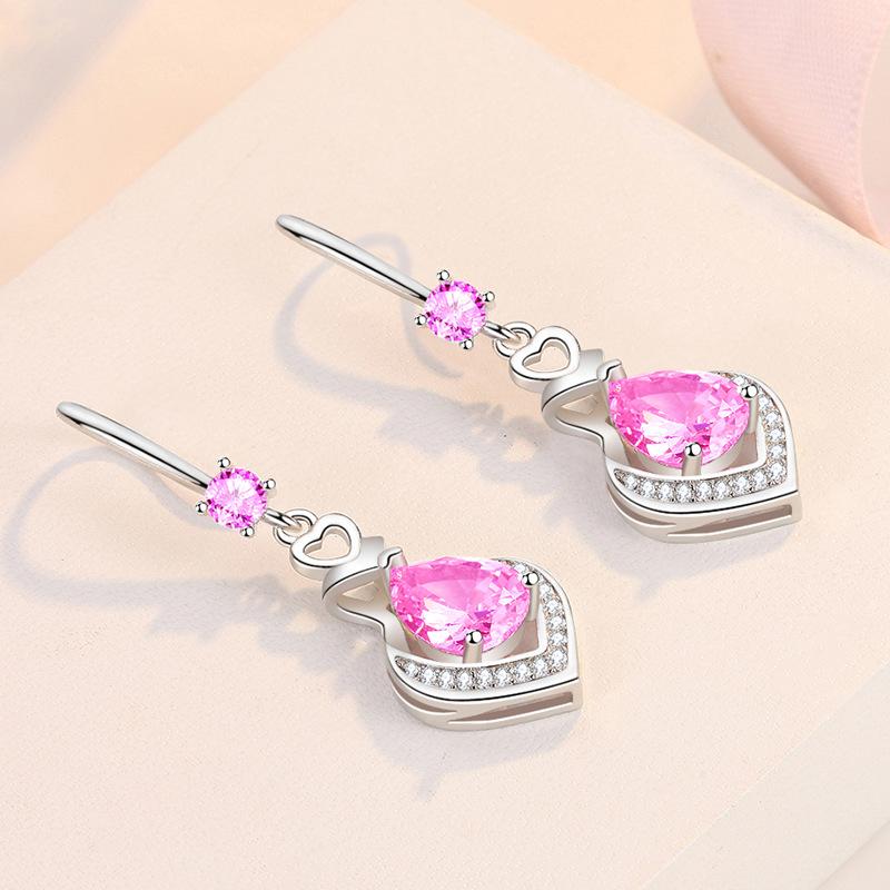 Lindon Kupferlegierung Zirkon Ohrringe Tropfen Ohrringe für Frauen Hochzeit Party Geschenke